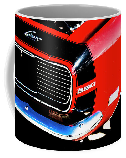 Chevrolet Coffee Mug featuring the photograph Chevy Camaro 350 by Valerie Cason