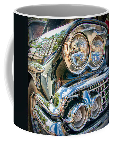 Car Coffee Mug featuring the photograph Chevy Impala 1958 by Andreas Freund