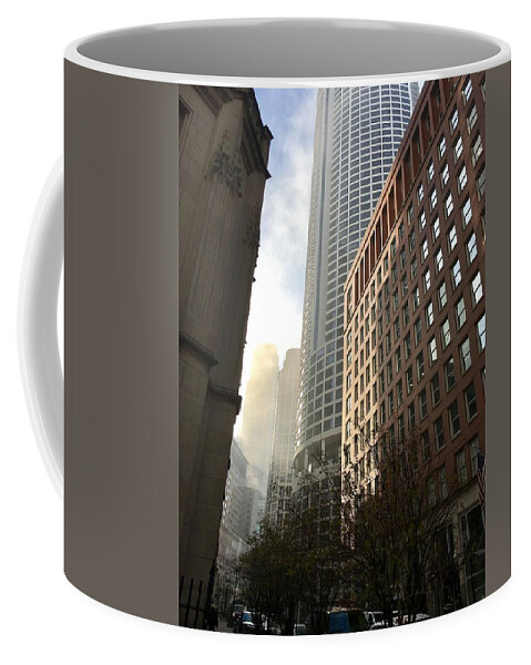 Chicago Art Coffee Mug featuring the photograph Chicago Light 2 by Carrie Godwin