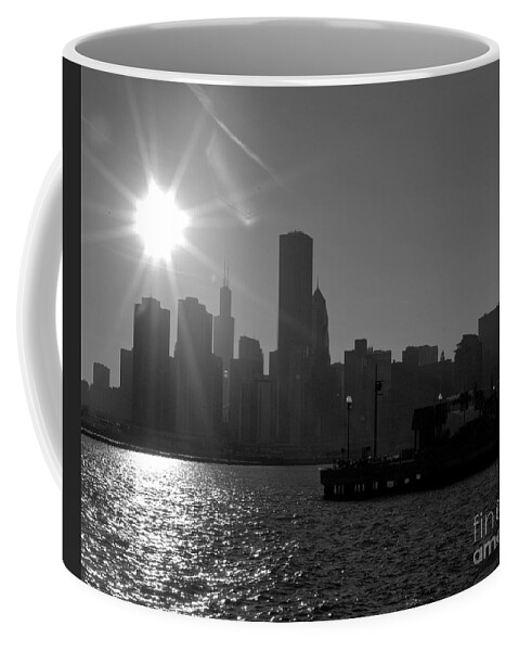 Chicago Coffee Mug featuring the photograph Chicago Skyline by Kimberly Blom-Roemer