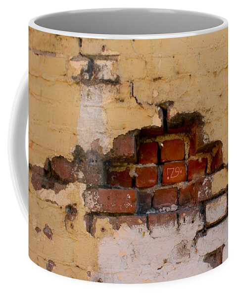 Bricks Coffee Mug featuring the photograph Chico Wall 79 by Suzanne Lorenz