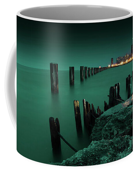 Chicago Coffee Mug featuring the photograph Chilly Chicago by Dillon Kalkhurst