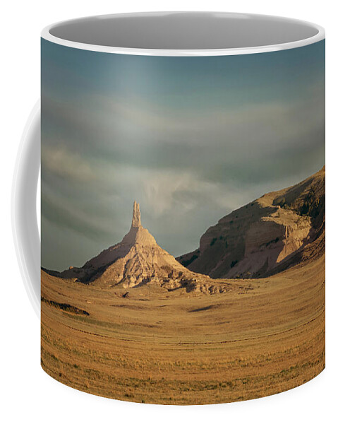 Chimney Rock Coffee Mug featuring the photograph Chimney Rock #2 by Susan Rissi Tregoning