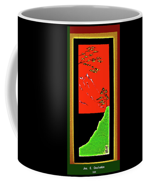 China Coffee Mug featuring the painting China Island Trees by Joseph Coulombe