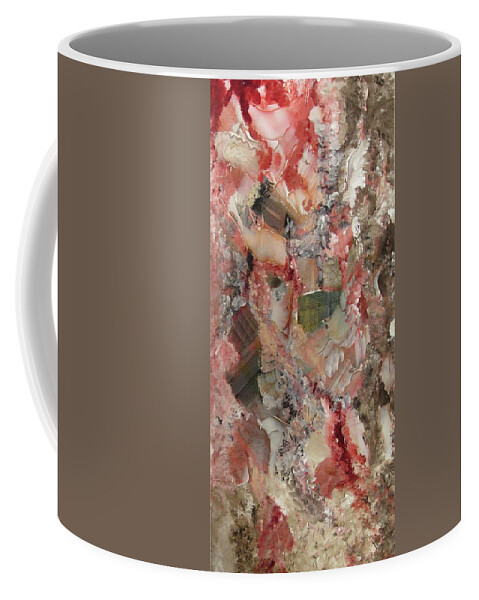 Abstract Coffee Mug featuring the painting Chosen Structures by Dennis Ellman