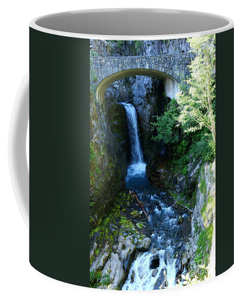  Adventure Coffee Mug featuring the photograph Christine Falls by Christiane Schulze Art And Photography