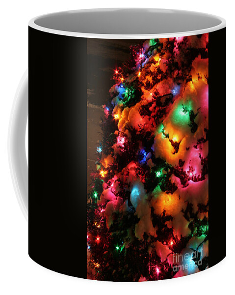 Twas The Night Before Christmas Coffee Mug featuring the photograph Christmas Lights ColdPlay by Wayne Moran