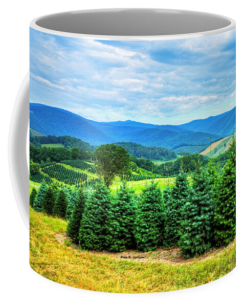 Blue Ridge Mountains Coffee Mug featuring the photograph Christmas Spirit by Dale R Carlson