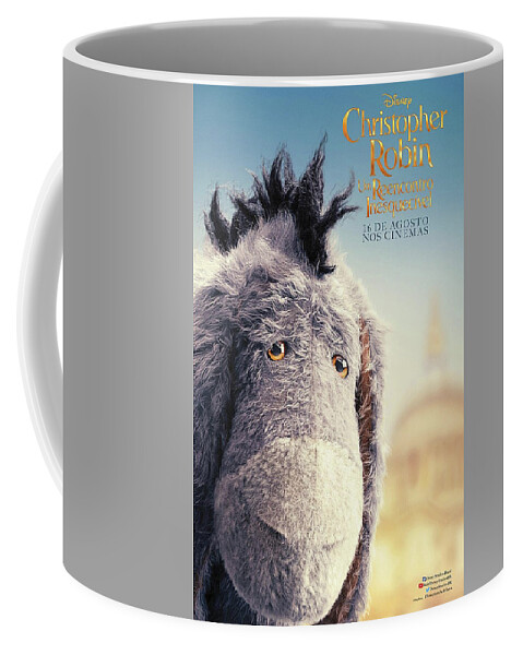 Christopher Robin Coffee Mug featuring the mixed media Christopher Robin B by Movie Poster Prints