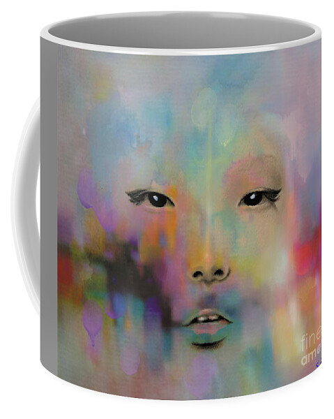 Abstract Coffee Mug featuring the digital art Chromatic Phantasm by Scott Smith