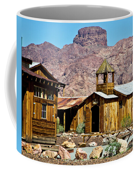 Arizona Coffee Mug featuring the photograph Church at Castle Dome by Kathy McClure