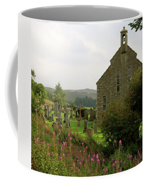 Churchyard Coffee Mug featuring the photograph Church in Isle of Skye by Azthet Photography