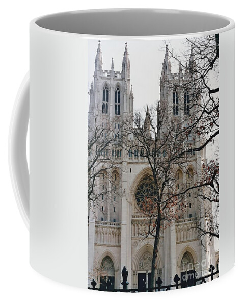 National Cathedral Coffee Mug featuring the photograph Church of the Nation by D Hackett