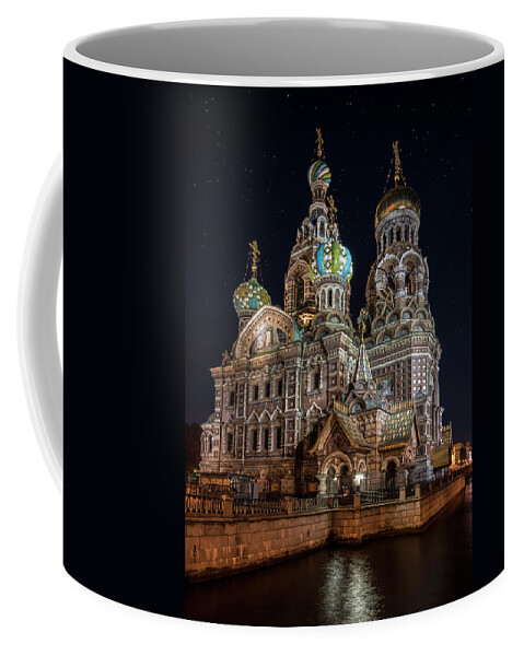 Peterburg Coffee Mug featuring the photograph Church of the Savior on Spilled Blood by Jaroslaw Blaminsky