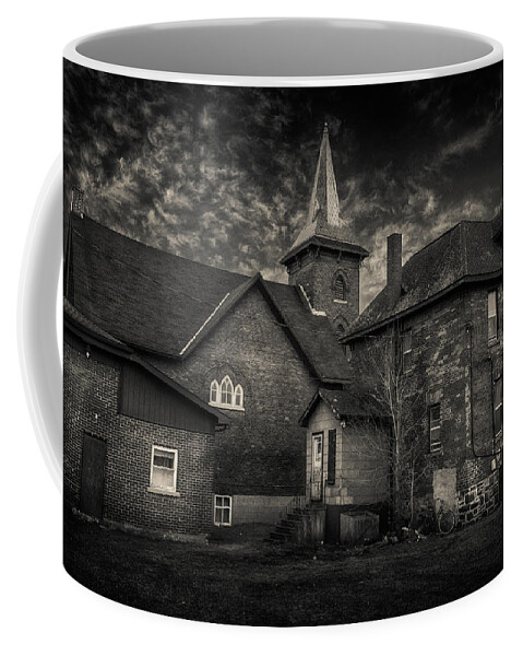 Abandoned Coffee Mug featuring the photograph Churh for Sale by Jakub Sisak