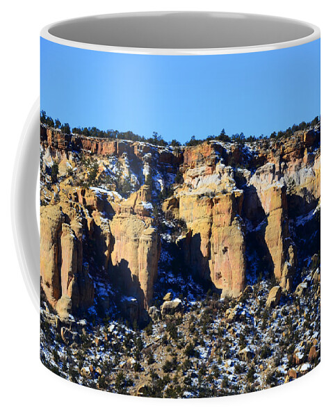 Southwest Landscape Coffee Mug featuring the photograph Cinco by Robert WK Clark