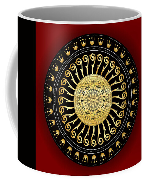 Mandala Coffee Mug featuring the digital art Circulosity No 2788 by Alan Bennington