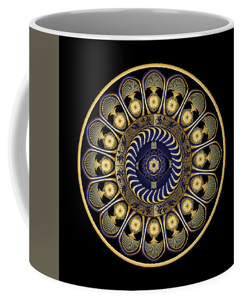 Mandala Coffee Mug featuring the digital art Circulosity No 2797 by Alan Bennington