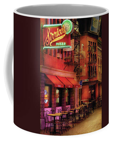 Savad Coffee Mug featuring the photograph City - Vegas - The Pizza Joint by Mike Savad