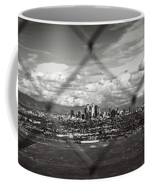 Los Angeles Coffee Mug featuring the photograph City Escape by April Reppucci