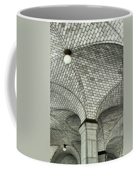 City Hall Subway Coffee Mug featuring the photograph City Hall Subway by Cate Franklyn