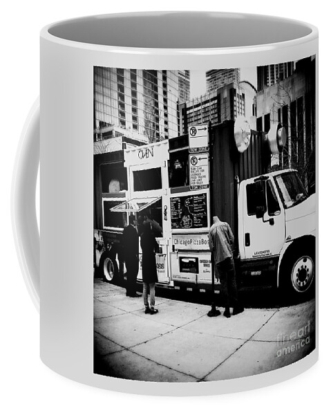 Midwest Coffee Mug featuring the photograph City of Chicago Pizza Truck by Frank J Casella