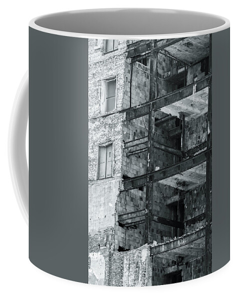 Building Coffee Mug featuring the photograph City ruins by Jason Hughes