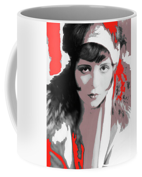 Clara Bow Publicity Photo Eugene Robert Richee Photo Number One 1926-2008 Coffee Mug featuring the photograph Clara Bow Publicity Photo Eugene Robert Richee Photo number one 1926-2008 by David Lee Guss