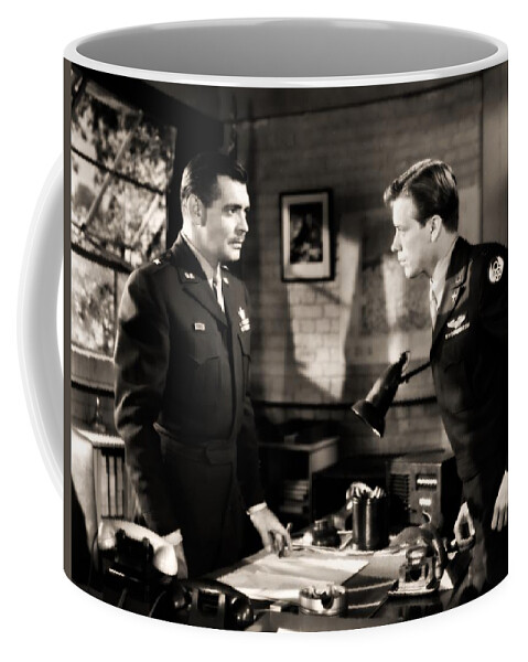 Command Decision Coffee Mug featuring the photograph Clark Gable appearing In Command Decision by Vintage Collectables