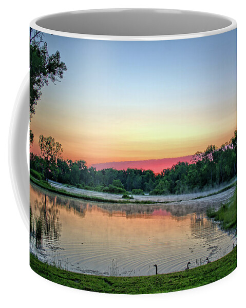 Clarksville Coffee Mug featuring the photograph Clarksville Pond by Bonfire Photography