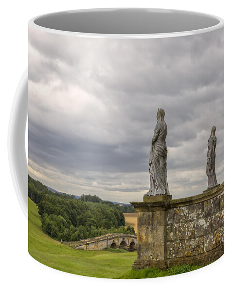 1724 Coffee Mug featuring the photograph Classical statues at the Temple of the winds by Patricia Hofmeester