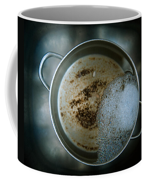 Pan Coffee Mug featuring the photograph Cleaning the Pot by Scott Sawyer