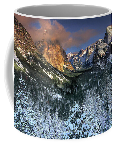 Dave Welling Coffee Mug featuring the photograph Clearing Winter Storm El Capitan Yosemite National Park by Dave Welling
