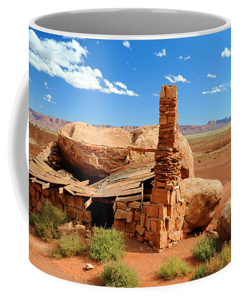 Photograph Coffee Mug featuring the photograph Cliff Dwellers by Richard Gehlbach