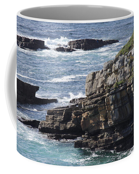 Cliffs Coffee Mug featuring the photograph Cliffs Overlooking Donegal Bay by Greg Graham