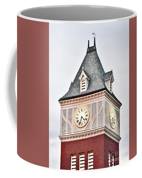 Clock Coffee Mug featuring the photograph Clock Tower by Dianne Morgado
