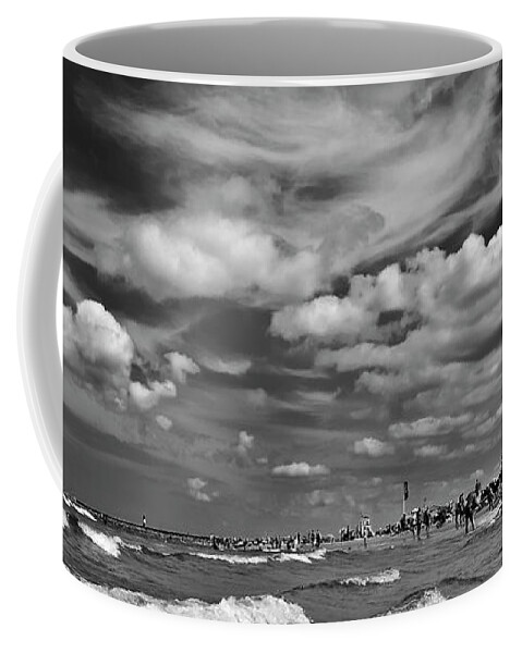 Cloud Sound Drama Coffee Mug featuring the photograph Cloud Sound Drama by Silva Wischeropp