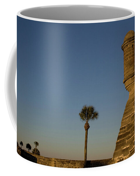 Cloudless Palms Coffee Mug featuring the photograph Cloudless Palms by Dylan Punke