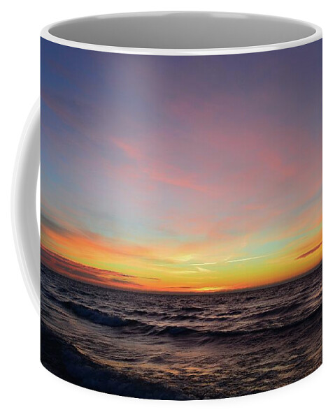 Abstract Coffee Mug featuring the photograph Clouds At Sunrise by Lyle Crump