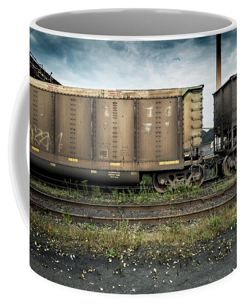 Coal Coffee Mug featuring the photograph Coal Train by M G Whittingham