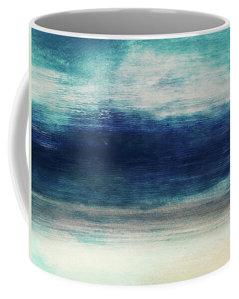 Beach Coffee Mug featuring the mixed media Coastal Escape 2- Art by Linda Woods by Linda Woods