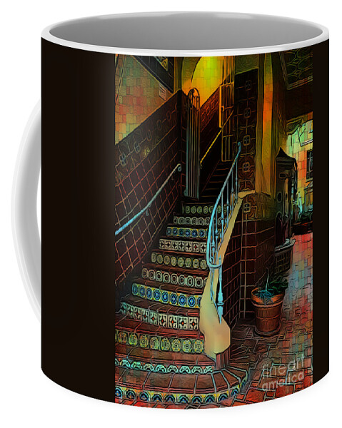 Cobblestone Coffee Mug featuring the photograph Cobblestone and Tile by Jenny Revitz Soper