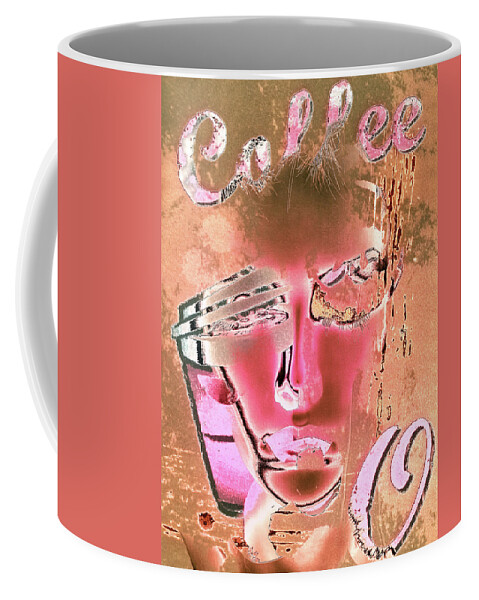 Woman Coffee Mug featuring the digital art Coffee by Gabi Hampe