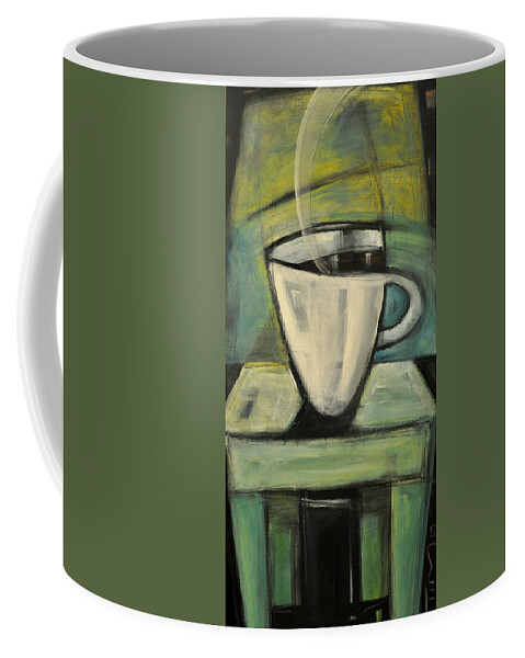 Coffee Coffee Mug featuring the painting Coffee. Table. 2 by Tim Nyberg