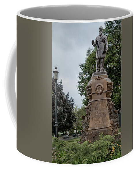 Connecticut Coffee Mug featuring the photograph Cogswell Fountain Rockville Vernon Connecticut by Phil Cardamone