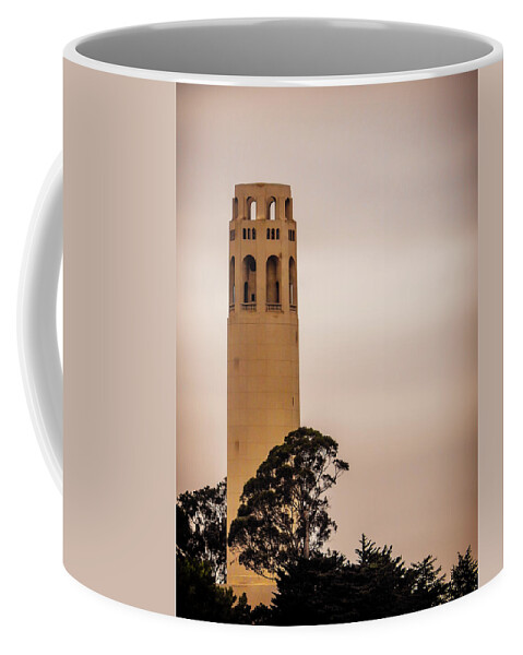 California Coffee Mug featuring the photograph Coit Tower by Marnie Patchett