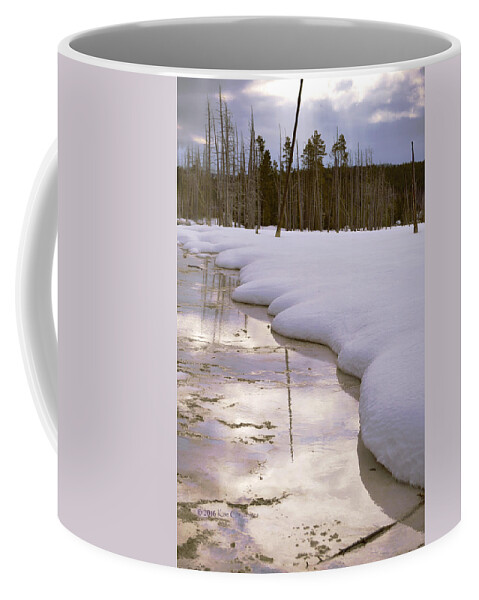 Winter Coffee Mug featuring the photograph Cold Reflections by Kae Cheatham