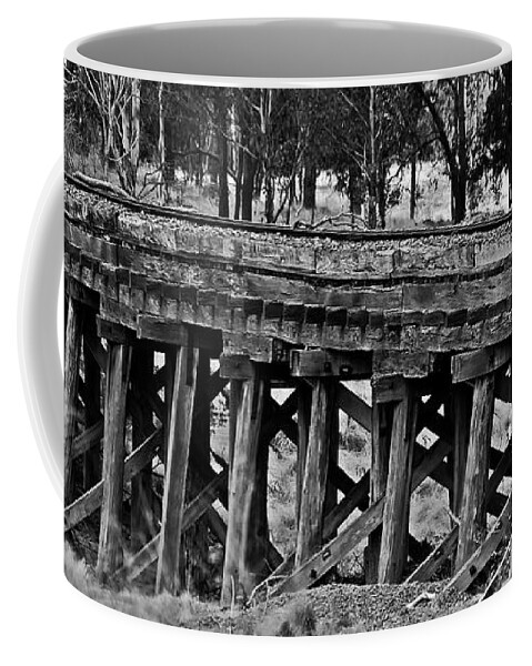 Blair Stuart Coffee Mug featuring the photograph Colonial Era Bridge. by Blair Stuart