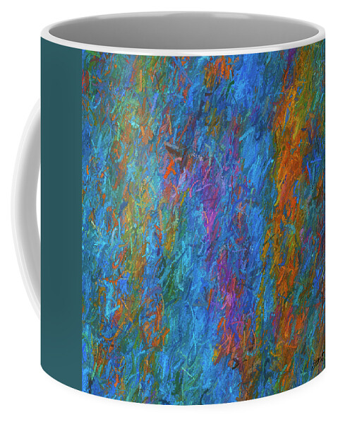 Texture Coffee Mug featuring the digital art Color Abstraction XIV by David Gordon