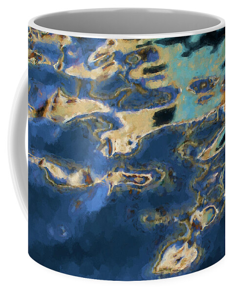 Abstract Coffee Mug featuring the photograph Color Abstraction XXXVII - Painterly by David Gordon